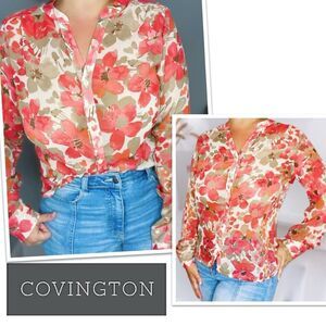 Covington Floral Button Down